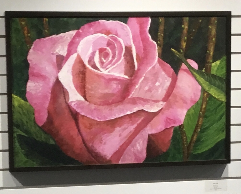 Rose using a pallet knife